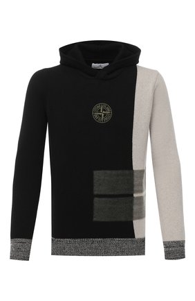 Мужской шерстяной свитер STONE ISLAND черного цвета по цене 36600 руб., арт. 7315562D2 | Фото 1 Мужской шерстяной свитер STONE ISLAND черного цвета, арт. 7315562D2 | Фото 1