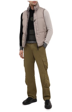 Мужской шерстяной свитер STONE ISLAND черного цвета по цене 36600 руб., арт. 7315562D2 | Фото 2 Мужской шерстяной свитер STONE ISLAND черного цвета, арт. 7315562D2 | Фото 2