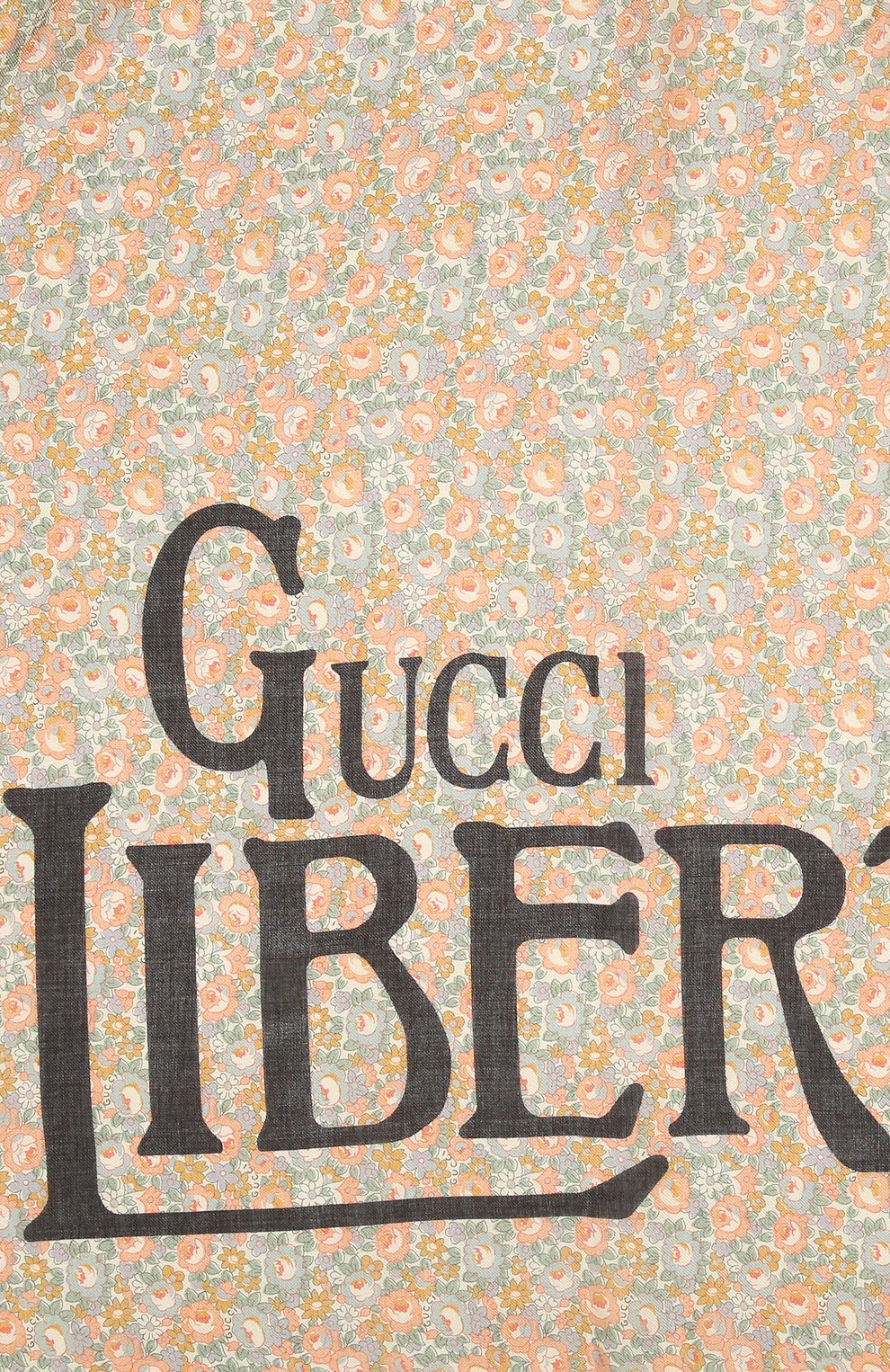 Мужской шарф liberty GUCCI разноцветного цвета по цене 28900 руб., арт. 636283/4GA44 | Фото 3 Мужской шарф liberty GUCCI разноцветного цвета, арт. 636283/4GA44 | Фото 3