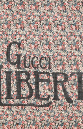 Мужской шерстяной шарф liberty GUCCI разноцветного цвета по цене 45400 руб., арт. 636277/4GB44 | Фото 3 Мужской шерстяной шарф liberty GUCCI разноцветного цвета, арт. 636277/4GB44 | Фото 3