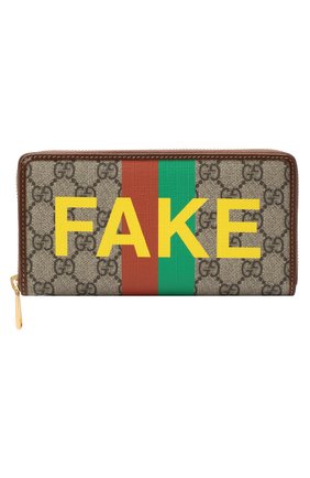 Мужской портмоне «fake/not» GUCCI коричневого цвета по цене 45900 руб., арт. 636169/2GCAG | Фото 1 Мужской портмоне «fake/not» GUCCI коричневого цвета, арт. 636169/2GCAG | Фото 1