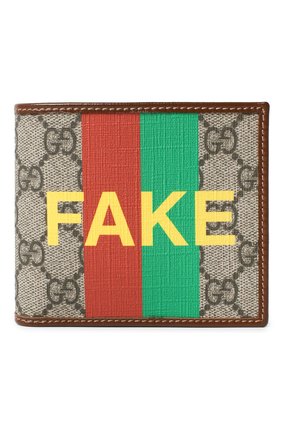 Мужской портмоне «fake/not» GUCCI коричневого цвета по цене 29000 руб., арт. 636167/2GCAG | Фото 1 Мужской портмоне «fake/not» GUCCI коричневого цвета, арт. 636167/2GCAG | Фото 1