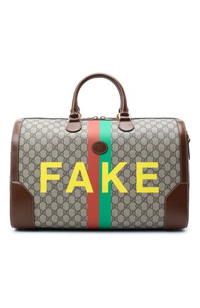 Мужская дорожная сумка «fake/not» GUCCI коричневого цвета по цене 240500 руб., арт. 547953/2GCBG | Фото 1 Мужская дорожная сумка «fake/not» GUCCI коричневого цвета, арт. 547953/2GCBG | Фото 1 (Региональные ограничения белый список (Axapta Mercury): RU; Ремень/цепочка: На ремешке; Материал: Текстиль, Экокожа; Размер: large)