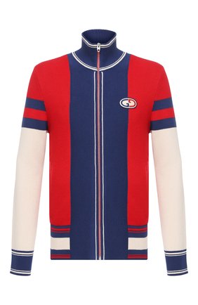 Мужская хлопковый кардиган GUCCI разноцветного цвета по цене 91000 руб., арт. 626285/XKBFR | Фото 1 Мужская хлопковый кардиган GUCCI разноцветного цвета, арт. 626285/XKBFR | Фото 1