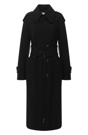 Женское пальто с поясом VICTORIA BECKHAM черного цвета по цене 208500 руб., арт. 1320WCT001676C | Фото 1 Женское пальто с поясом VICTORIA BECKHAM черного цвета, арт. 1320WCT001676C | Фото 1