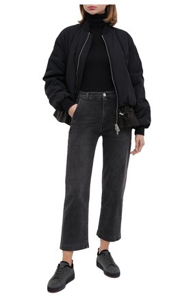 Женские текстильные кеды winter nuages LORO PIANA темно-серого цвета по цене 141500 руб., арт. FAI3411 | Фото 2 Женские текстильные кеды winter nuages LORO PIANA темно-серого цвета, арт. FAI3411 | Фото 2