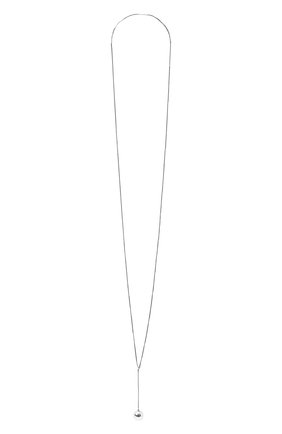 Женское колье BOTTEGA VENETA серебряного цвета, арт. 637045/V5070 | Фото 1 (Материал: Серебро; Региональные ограничения белый список (Axapta Mercury): RU)