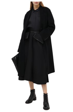 Женские кожаные ботинки MARSELL черного цвета по цене 62650 руб., арт. MW6147/PELLE VITELL0 | Фото 2 Женские кожаные ботинки MARSELL черного цвета, арт. MW6147/PELLE VITELL0 | Фото 2