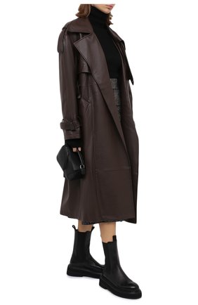 Женские кожаные ботинки MARSELL черного цвета по цене 78300 руб., арт. MW6223/PELLE VITELL0 | Фото 2 Женские кожаные ботинки MARSELL черного цвета, арт. MW6223/PELLE VITELL0 | Фото 2