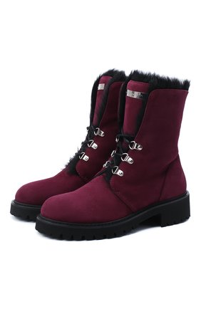 Женские замшевые ботинки phillis GIUSEPPE ZANOTTI DESIGN бордового цвета по цене 84850 руб., арт. I070009/005 | Фото 1 Женские замшевые ботинки phillis GIUSEPPE ZANOTTI DESIGN бордового цвета, арт. I070009/005 | Фото 1