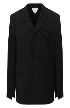 Женский жакет BOTTEGA VENETA черного цвета по цене 189500 руб., арт. 636453/V02W0 | Фото 1 Женский жакет BOTTEGA VENETA черного цвета, арт. 636453/V02W0 | Фото 1