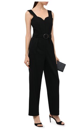 Женский комбинезон JM STUDIO черного цвета по цене 36960 руб., арт. FW202127 | Фото 2 Женский комбинезон JM STUDIO черного цвета, арт. FW202127 | Фото 2