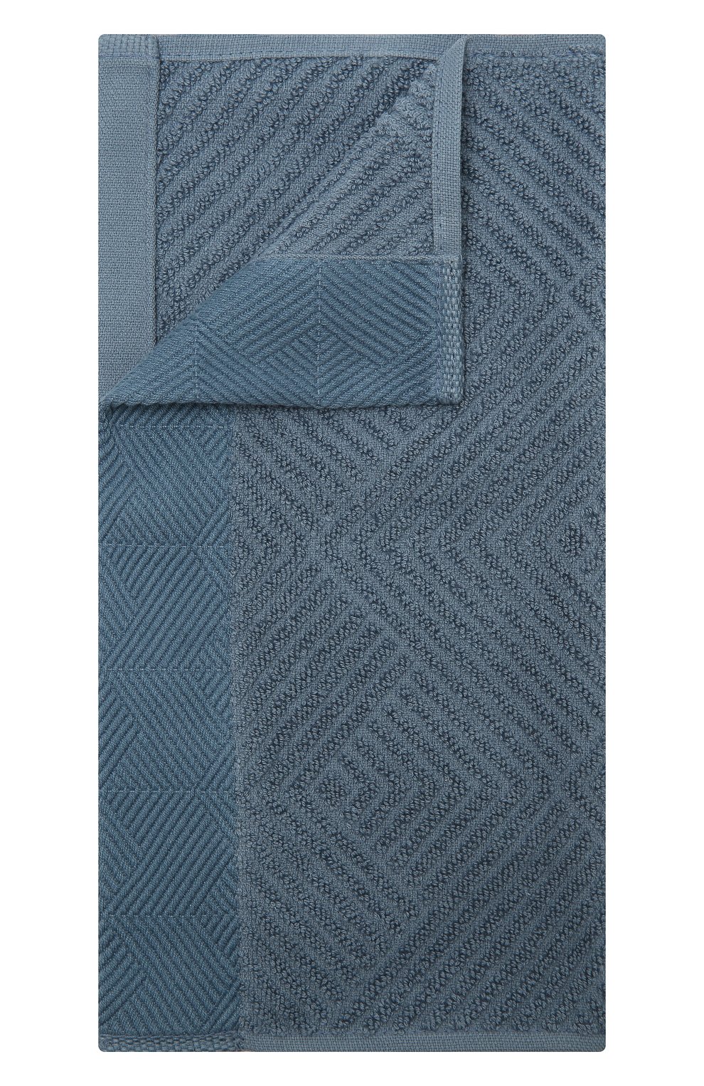 Хлопковое полотенце FRETTE синего цвета, арт. FR6243 D0500 030A | Фото 1