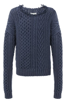 Мужской хлопковый свитер GREG LAUREN темно-синего цвета по цене 185500 руб., арт. GLFW20-AM188 | Фото 1 Мужской хлопковый свитер GREG LAUREN темно-синего цвета, арт. GLFW20-AM188 | Фото 1