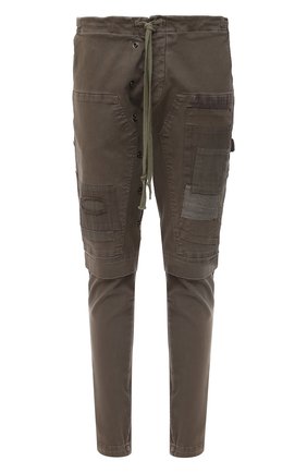 Мужской хлопковые брюки GREG LAUREN хаки цвета по цене 119000 руб., арт. GLFW20-AM135 | Фото 1 Мужской хлопковые брюки GREG LAUREN хаки цвета, арт. GLFW20-AM135 | Фото 1