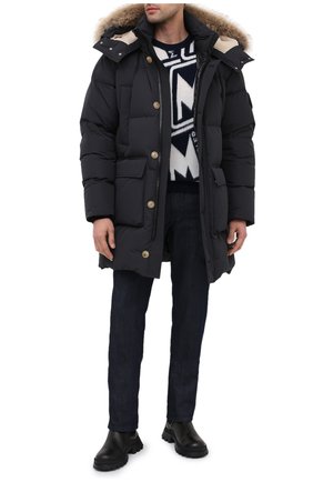 Мужская пуховик quillmadec MONCLER черного цвета по цене 169100 руб., арт. F2-091-1C513-02-54A91 | Фото 2 Мужская пуховик quillmadec MONCLER черного цвета, арт. F2-091-1C513-02-54A91 | Фото 2