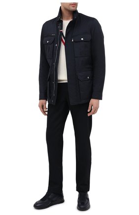 Мужская пуховая куртка walsh MONCLER темно-синего цвета по цене 119600 руб., арт. F2-091-1B541-00-C0622 | Фото 2 Мужская пуховая куртка walsh MONCLER темно-синего цвета, арт. F2-091-1B541-00-C0622 | Фото 2