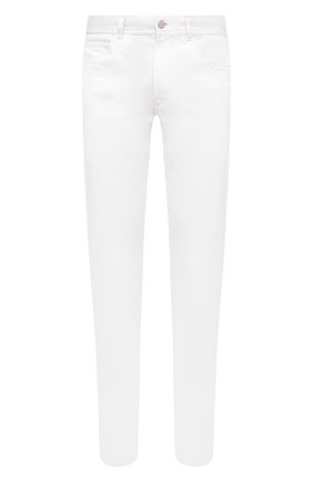 Мужские джинсы MONCLER белого цвета, арт. F2-091-2A728-10-54A2A | Фото 1 (Материал внешний: Хлопок, Деним; Стили: Кэжуэл; Силуэт М (брюки): Прямые; Длина (брюки, джинсы): Стандартные; Кросс-КТ: Деним)