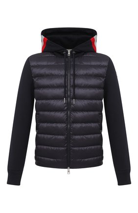 Мужской комбинированная толстовка MONCLER темно-синего цвета по цене 81500 руб., арт. F2-091-8G511-00-80985 | Фото 1 Мужской комбинированная толстовка MONCLER темно-синего цвета, арт. F2-091-8G511-00-80985 | Фото 1