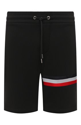 Мужские хлопковые шорты MONCLER черного цвета по цене 38400 руб., арт. F2-091-8H716-10-80985 | Фото 1 Мужские хлопковые шорты MONCLER черного цвета, арт. F2-091-8H716-10-80985 | Фото 1 (Стили: Спорт-шик; Материал внешний: Хлопок; Длина Шорты М: До колена; Принт: С принтом; Кросс-КТ: Трикотаж)