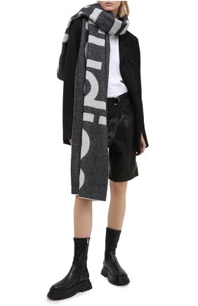 Женская хлопковая футболка ACNE STUDIOS белого цвета по цене 11500 руб., арт. 25E173/W | Фото 2 Женская хлопковая футболка ACNE STUDIOS белого цвета, арт. 25E173/W | Фото 2
