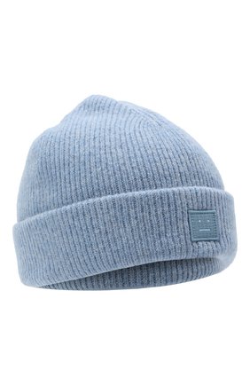 Женский шерстяная шапка ACNE STUDIOS голубого цвета по цене 11000 руб., арт. C40075/W | Фото 1 Женский шерстяная шапка ACNE STUDIOS голубого цвета, арт. C40075/W | Фото 1