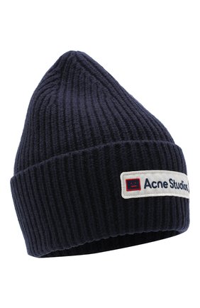 Женский шерстяная шапка ACNE STUDIOS синего цвета по цене 13100 руб., арт. C40102/W | Фото 1 Женский шерстяная шапка ACNE STUDIOS синего цвета, арт. C40102/W | Фото 1