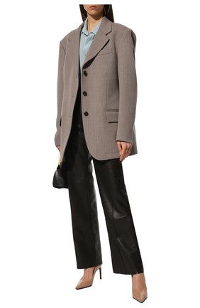 Женские кожаные туфли t-screw TOM FORD светло-бежевого цвета по цене 56800 руб., арт. W2326T-LCL002 | Фото 2 Женские кожаные туфли t-screw TOM FORD светло-бежевого цвета, арт. W2326T-LCL002 | Фото 2