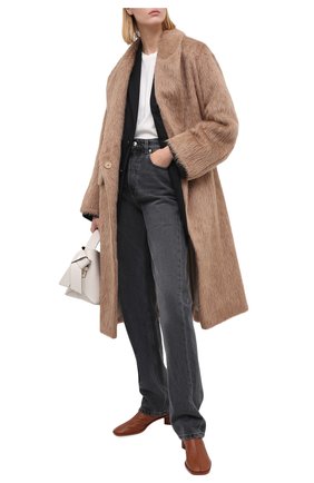 Женские кожаные ботильоны ACNE STUDIOS коричневого цвета по цене 47900 руб., арт. AD0313 | Фото 2 Женские кожаные ботильоны ACNE STUDIOS коричневого цвета, арт. AD0313 | Фото 2