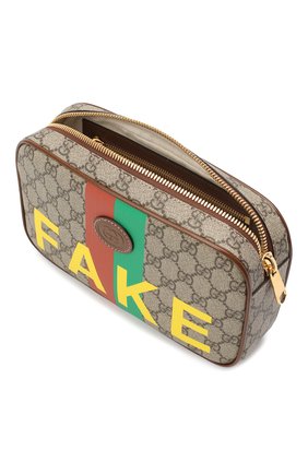 Мужская поясная сумка «fake/not» GUCCI коричневого цвета по цене 107500 руб., арт. 602695/2GCAG | Фото 4 Мужская поясная сумка «fake/not» GUCCI коричневого цвета, арт. 602695/2GCAG | Фото 4 (Случай: Повседневный; Региональные ограничения белый список (Axapta Mercury): RU; Ремень/цепочка: На ремешке; Материал: Текстиль, Экокожа; Размер: small)
