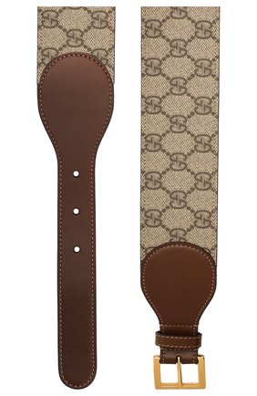Женский кожаный ремень GUCCI коричневого цвета по цене 35900 руб., арт. 625854/1NSBG | Фото 2 Женский кожаный ремень GUCCI коричневого цвета, арт. 625854/1NSBG | Фото 2