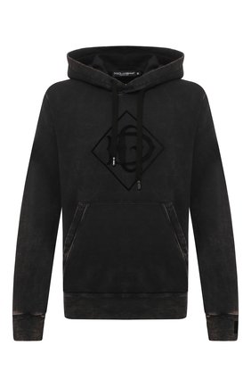 Мужской хлопковое худи DOLCE & GABBANA коричневого цвета по цене 62650 руб., арт. G9TC6Z/FU7DU | Фото 1 Мужской хлопковое худи DOLCE & GABBANA коричневого цвета, арт. G9TC6Z/FU7DU | Фото 1