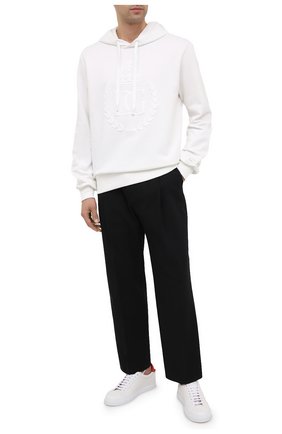 Мужской хлопковое худи DOLCE & GABBANA белого цвета по цене 62650 руб., арт. G90F9Z/G7WNI | Фото 2 Мужской хлопковое худи DOLCE & GABBANA белого цвета, арт. G90F9Z/G7WNI | Фото 2