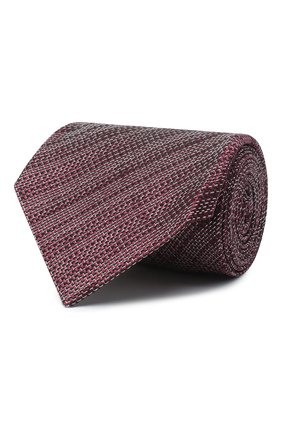 Мужской шелковый галстук TOM FORD красного цвета, арт. 8TF11/XTF | Фото 1 (Материал: Шелк, Текстиль; Принт: С принтом; Региональные ограничения белый список (Axapta Mercury): RU)