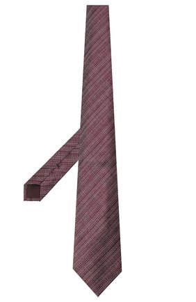 Мужской шелковый галстук TOM FORD красного цвета, арт. 8TF11/XTF | Фото 2 (Материал: Шелк, Текстиль; Принт: С принтом; Региональные ограничения белый список (Axapta Mercury): RU)