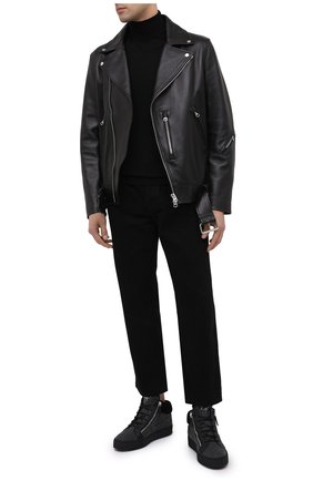 Мужские текстильные кеды GIUSEPPE ZANOTTI DESIGN серого цвета по цене 59950 руб., арт. RU00003/001 | Фото 2 Мужские текстильные кеды GIUSEPPE ZANOTTI DESIGN серого цвета, арт. RU00003/001 | Фото 2