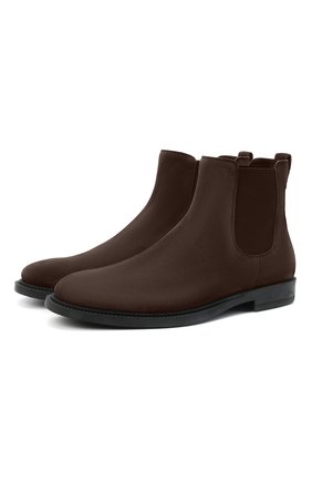 Мужские замшевые челси TOD’S темно-коричневого цвета по цене 46800 руб., арт. XXM62C00P20RE0 | Фото 1 Мужские замшевые челси TOD’S темно-коричневого цвета, арт. XXM62C00P20RE0 | Фото 1