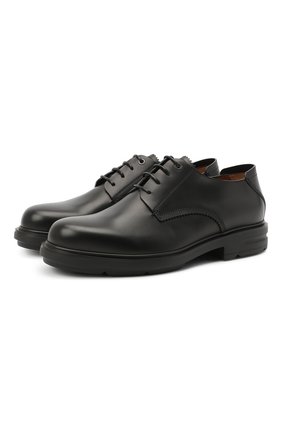 Мужские кожаные дерби ERMENEGILDO ZEGNA черного цвета по цене 59950 руб., арт. A4582X-LHC0I | Фото 1 Мужские кожаные дерби ERMENEGILDO ZEGNA черного цвета, арт. A4582X-LHC0I | Фото 1