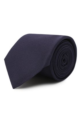 Мужской шелковый галстук CORNELIANI темно-синего цвета по цене 12150 руб., арт. 86U302-0820301/00 | Фото 1 Мужской шелковый галстук CORNELIANI темно-синего цвета, арт. 86U302-0820301/00 | Фото 1