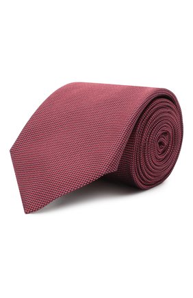 Мужской шелковый галстук CORNELIANI розового цвета по цене 12650 руб., арт. 86U302-0820301/00 | Фото 1 Мужской шелковый галстук CORNELIANI розового цвета, арт. 86U302-0820301/00 | Фото 1