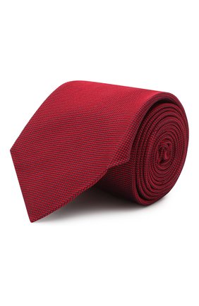 Мужской шелковый галстук CORNELIANI красного цвета по цене 12650 руб., арт. 86U302-0820301/00 | Фото 1 Мужской шелковый галстук CORNELIANI красного цвета, арт. 86U302-0820301/00 | Фото 1