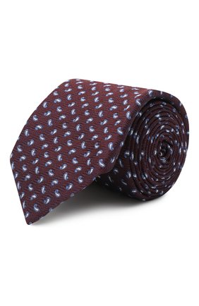 Мужской шелковый галстук CORNELIANI бордового цвета по цене 12150 руб., арт. 86U302-0820317/00 | Фото 1 Мужской шелковый галстук CORNELIANI бордового цвета, арт. 86U302-0820317/00 | Фото 1