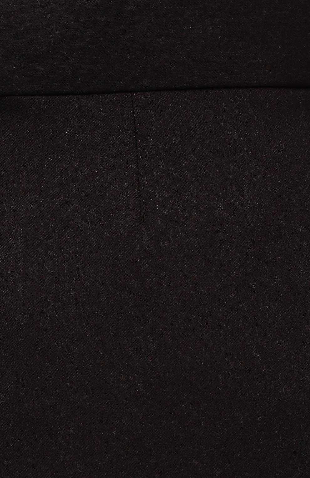 Мужские шерстяные брюки ERMENEGILDO ZEGNA темно-коричневого цвета, арт. 830F21/75F812 | Фото 5 (Материал внешний: Шерсть; Длина (брюки, джинсы): Стандартные; Региональные ограничения белый список (Axapta Mercury): RU; Стили: Классический, Кэжуэл; Случай: Формальный; Материал подклада: Вискоза)