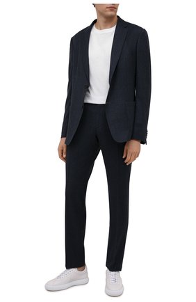Мужской шерстяной костюм Z ZEGNA синего цвета по цене 138500 руб., арт. 824715/2X7YGX | Фото 1 Мужской шерстяной костюм Z ZEGNA синего цвета, арт. 824715/2X7YGX | Фото 1 (Рукава: Длинные; Костюмы М: Однобортный; Материал внешний: Шерсть; Стили: Классический)