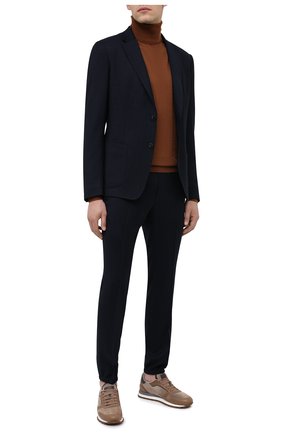 Мужской шерстяной костюм Z ZEGNA темно-синего цвета по цене 138500 руб., арт. 824714/2X7YGW | Фото 1 Мужской шерстяной костюм Z ZEGNA темно-синего цвета, арт. 824714/2X7YGW | Фото 1 (Костюмы М: Однобортный; Рукава: Длинные; Материал внешний: Шерсть; Стили: Кэжуэл)