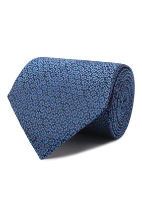 Мужской шелковый галстук LANVIN темно-синего цвета по цене 10850 руб., арт. 3053/TIE | Фото 1 Мужской шелковый галстук LANVIN темно-синего цвета, арт. 3053/TIE | Фото 1