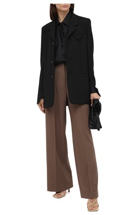 Женская шелковая блузка TOM FORD черного цвета по цене 125500 руб., арт. CA3165-FAX058 | Фото 2 Женская шелковая блузка TOM FORD черного цвета, арт. CA3165-FAX058 | Фото 2