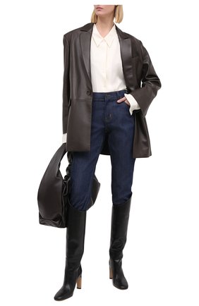 Женская шелковая рубашка RALPH LAUREN кремвого цвета по цене 189500 руб., арт. 293829105 | Фото 2 Женская шелковая рубашка RALPH LAUREN кремвого цвета, арт. 293829105 | Фото 2