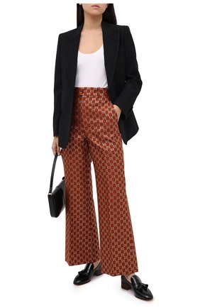 Женский жакет из шелка и шерсти GUCCI черного цвета по цене 362000 руб., арт. 619255/ZAEV5 | Фото 2 Женский жакет из шелка и шерсти GUCCI черного цвета, арт. 619255/ZAEV5 | Фото 2 (Материал внешний: Шерсть, Шелк; Стили: Классический; Случай: Формальный; Длина (для топов): Стандартные; Рукава: Длинные; Материал подклада: Вискоза; 1-2-бортные: Однобортные; Женское Кросс-КТ: Жакет-одежда; Региональные ограничения белый список (Axapta Mercury): RU)