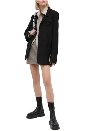 Женские кожаные ботинки BURBERRY черного цвета по цене 60600 руб., арт. 8031247 | Фото 2 Женские кожаные ботинки BURBERRY черного цвета, арт. 8031247 | Фото 2